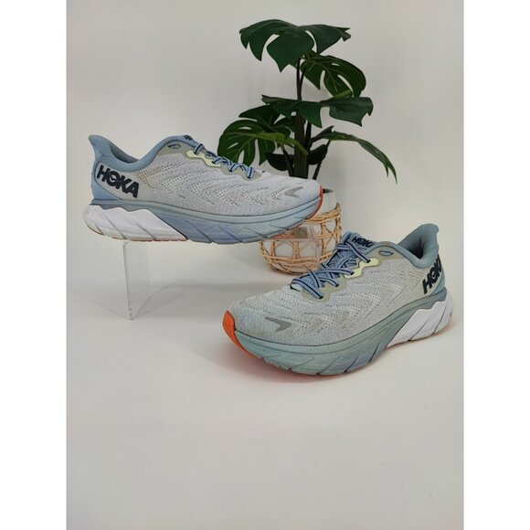 Hoka One One Women's Arahi 6 Blue Running Comfort Sneaker Size 7.5B US - Picture 1 of 12